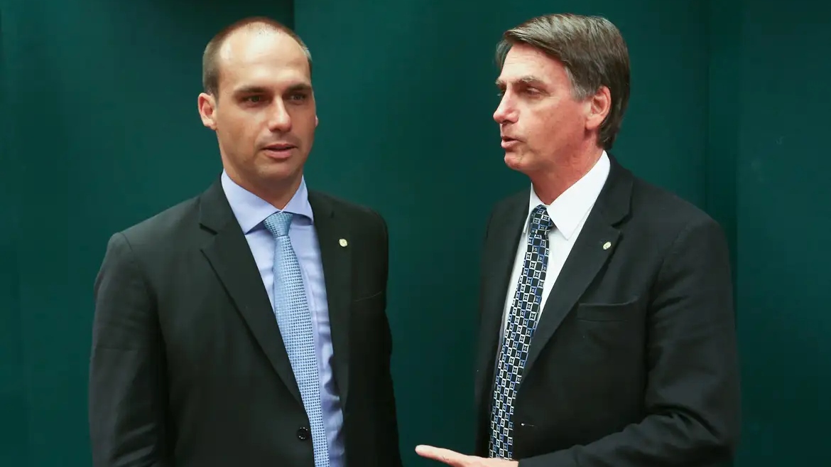 Jair e Eduardo Bolsonaro