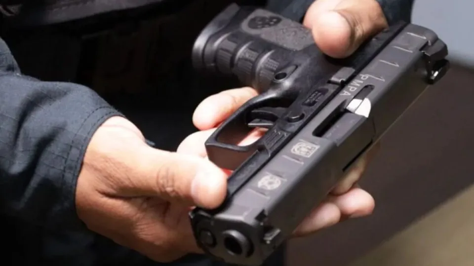Armas forma adquiridas para substituição de pistolas antigas da PM e da Polícia Civil.