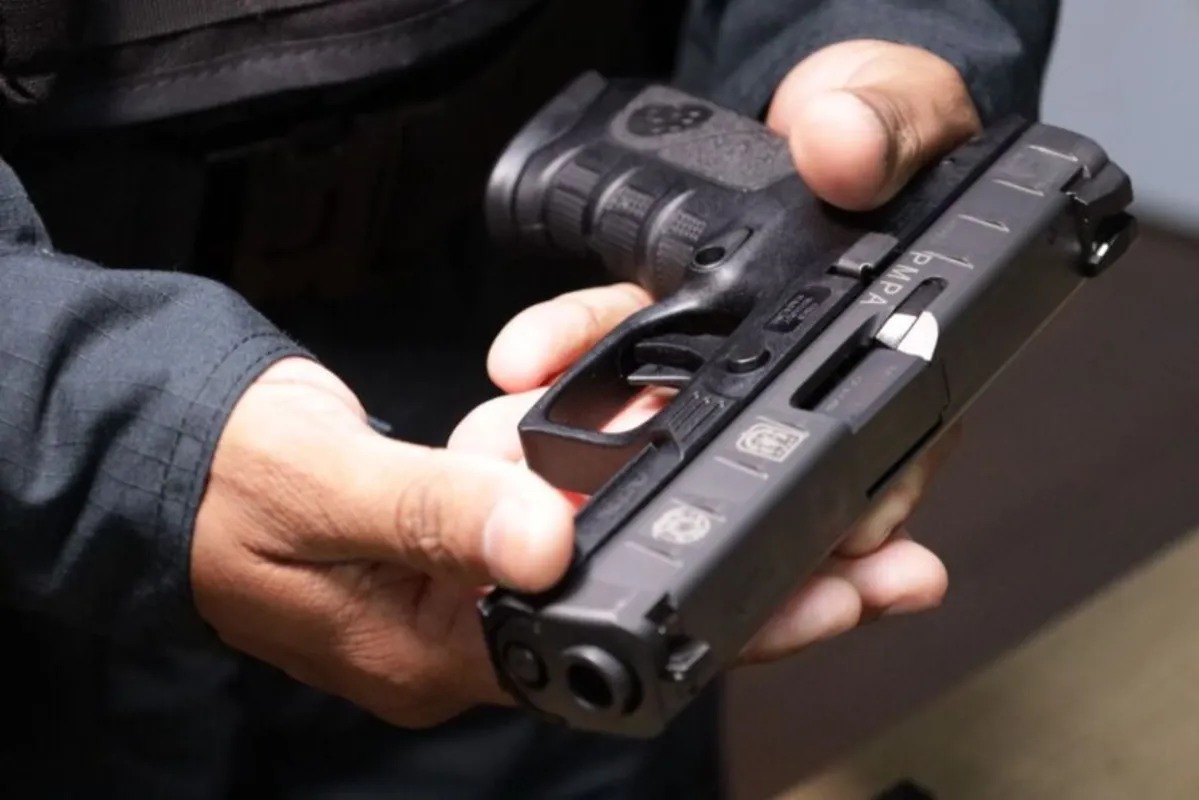 Armas forma adquiridas para substituição de pistolas antigas da PM e da Polícia Civil.