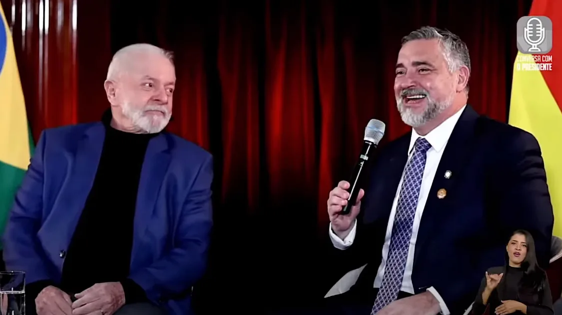 Lula e Paulo Pimenta