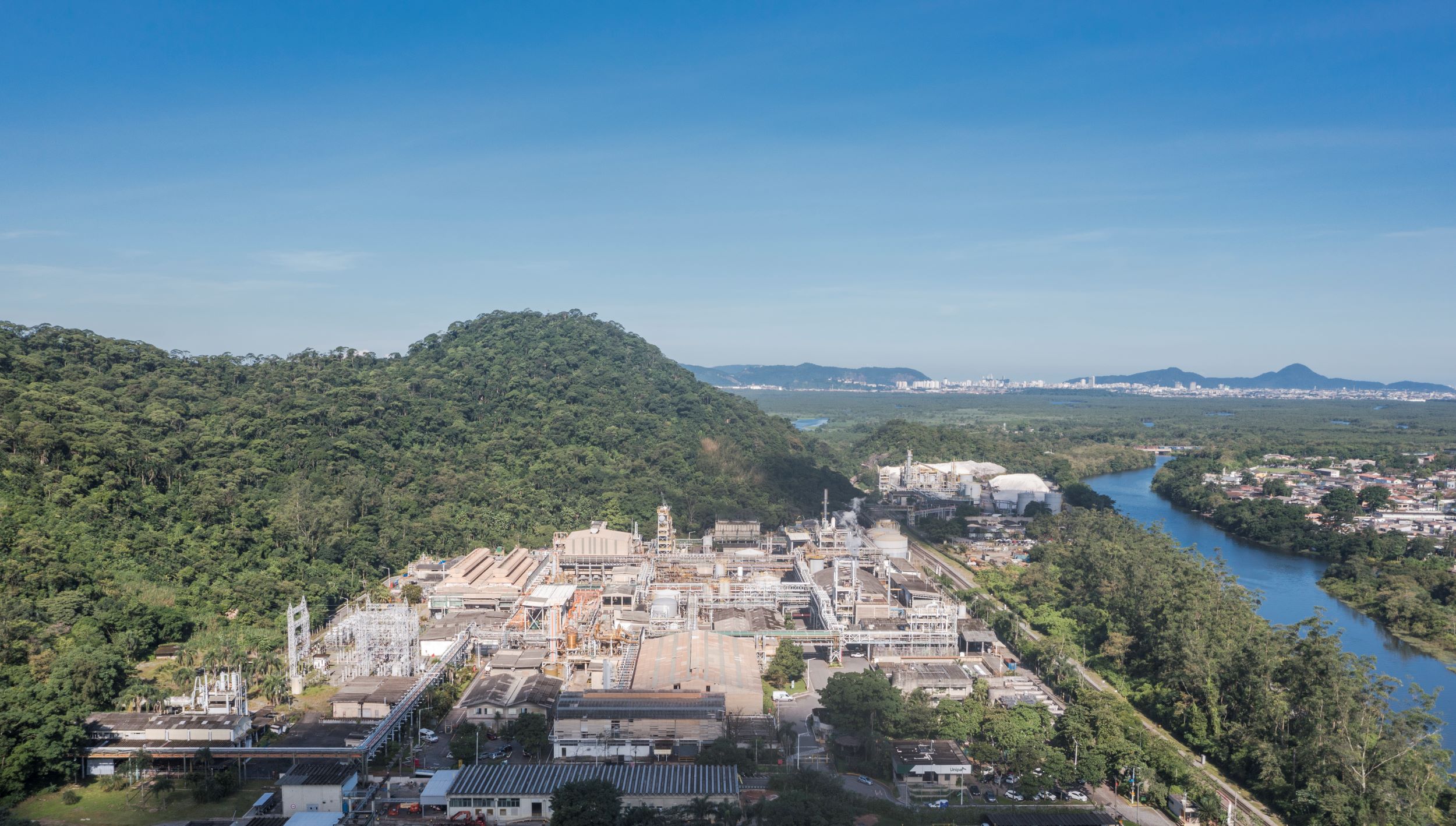 Fábrica da Unipar em Cubatão.