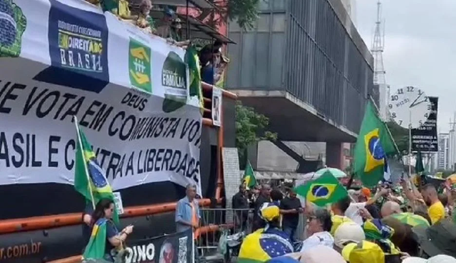 Protestos contra Dino no STF 10/12/23