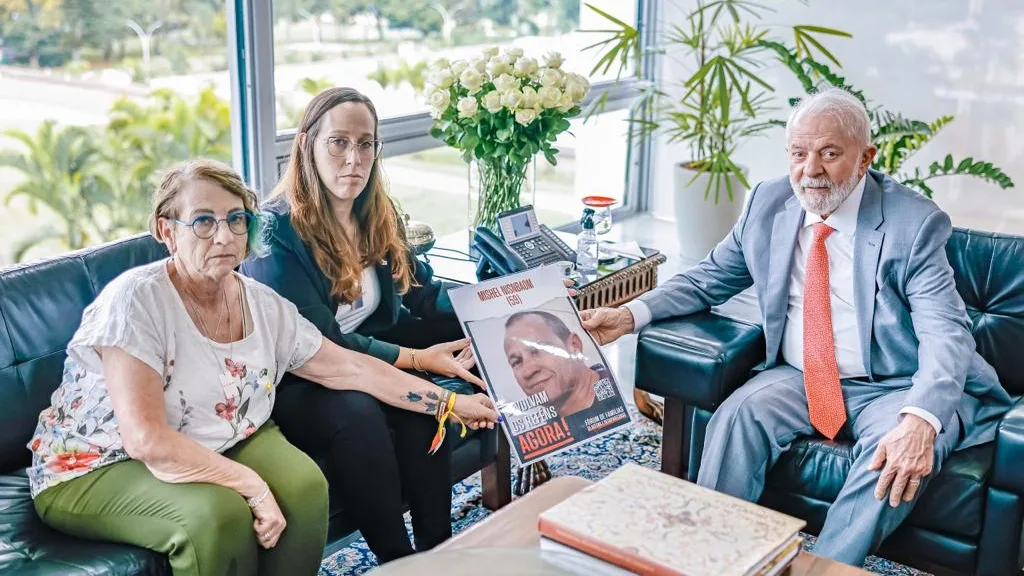 Lula e familiares de Michel Nisembaum