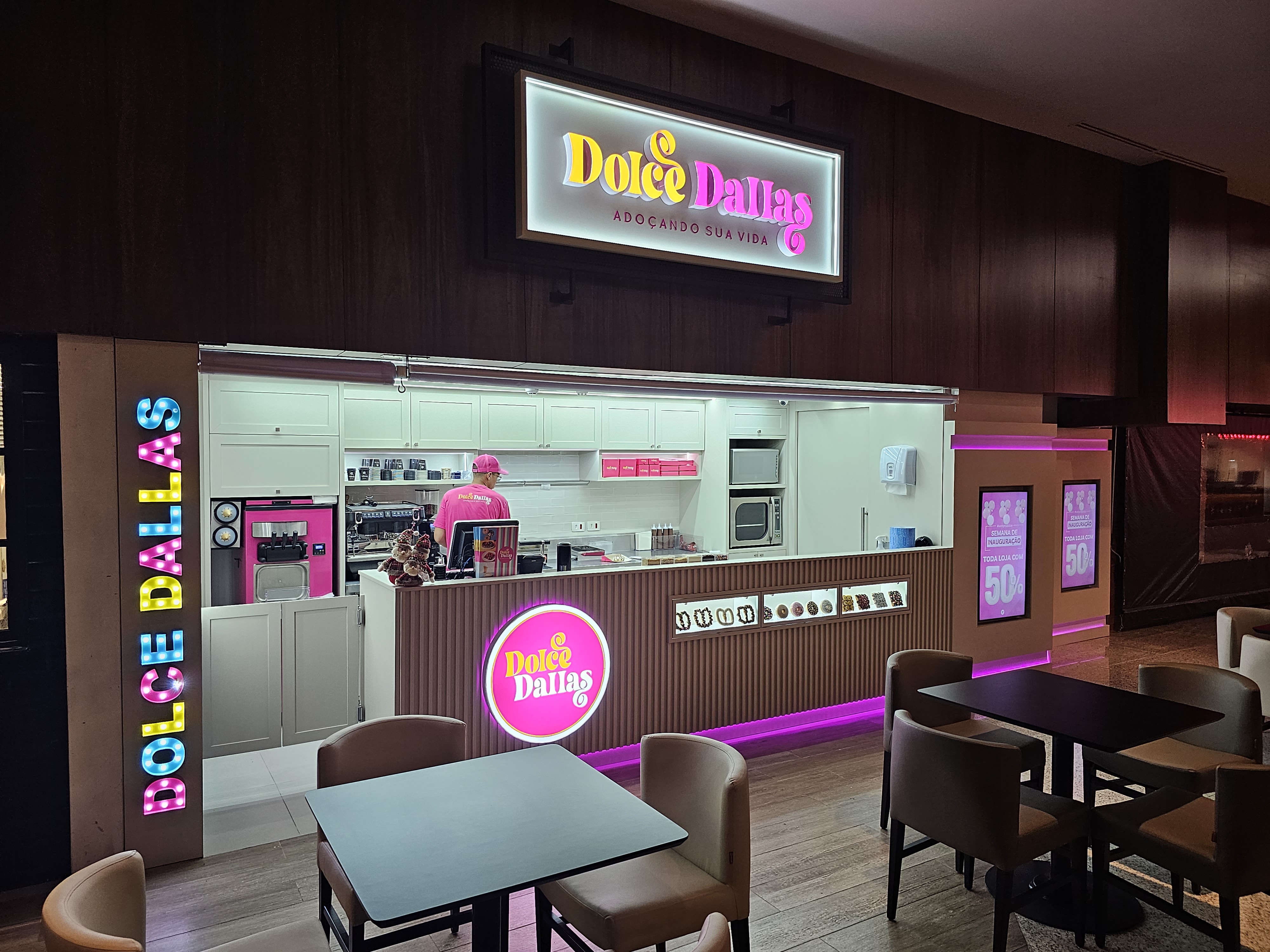 Nova loja da Dolce Dallas, no Boulevard Curitibano.