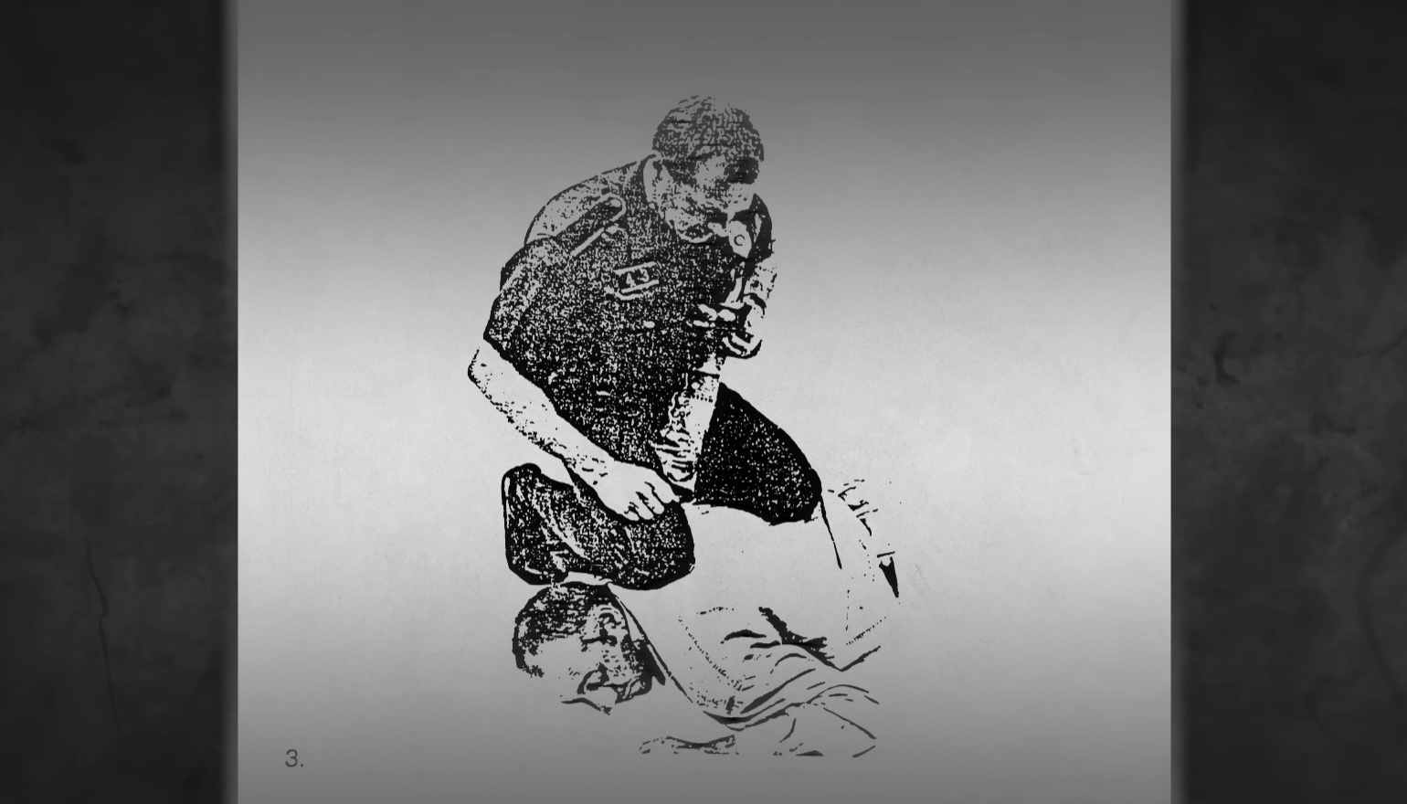 Página do manual de treinamento do policial Derek Chauvin mostra técnica de restrição de detido que ele teria aplicado em George Floyd. Ao depor no julgamento, o chefe de polícia alegou que o procedimento de restrição com o joelho nas costas não fazia parte do treinamento, ex-subordinados dizem que ele mentiu sob juízo.