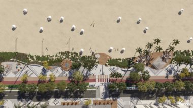 Revitalização da orla de Balneário Camboriú começou a ser feita em novembro.