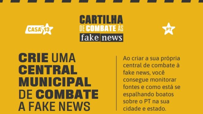 PT lança cartilha para combater "fake news" sobre o partido nas eleições  2024