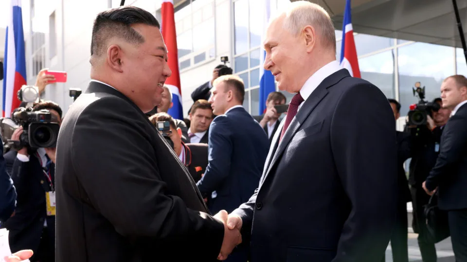 Kim Jong-un e Vladimir Putin