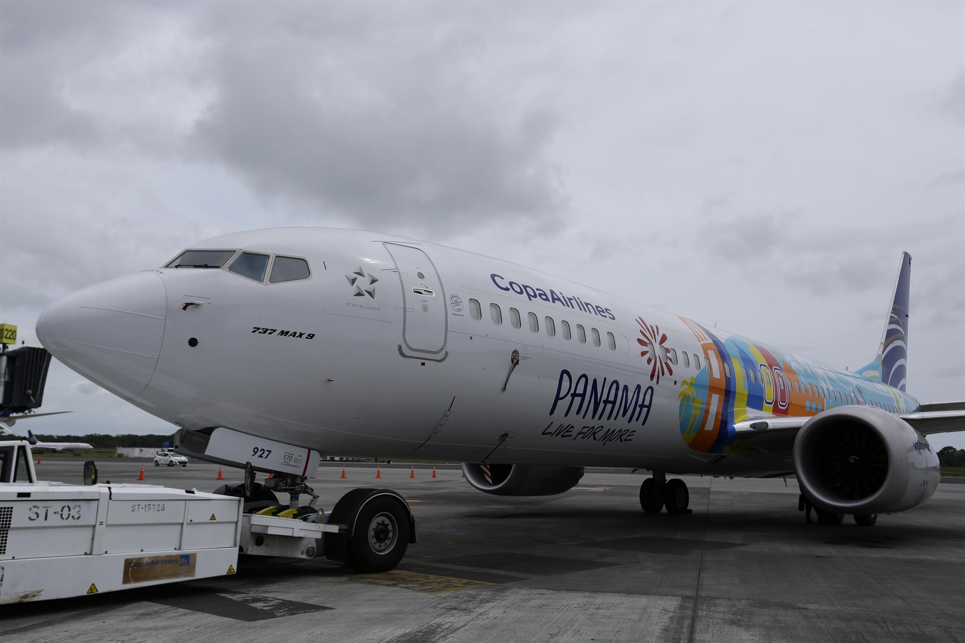 Boeing 737 MAX-9 operado pela Copa Airlines.