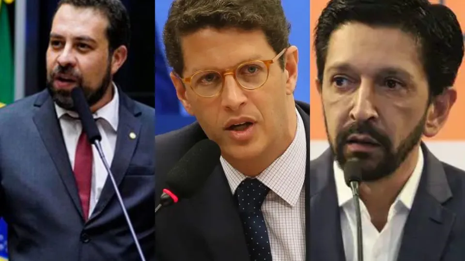 Boulos, Salles e Nunes medem forças de padrinhos políticos na eleição de São Paulo.