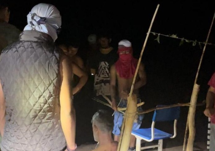 Homem capturado por indígenas foi resgatado pela Polícia Militar. Secretário da Segurança avalia como grave a situação.