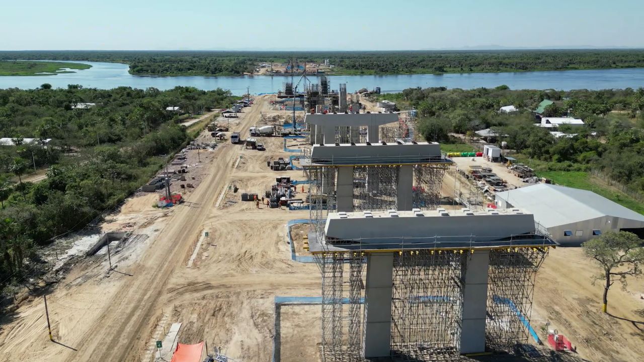Terceira ponte entre Brasil e Paraguai fica na fronteira a partir do estado do Mato Grosso do Sul.