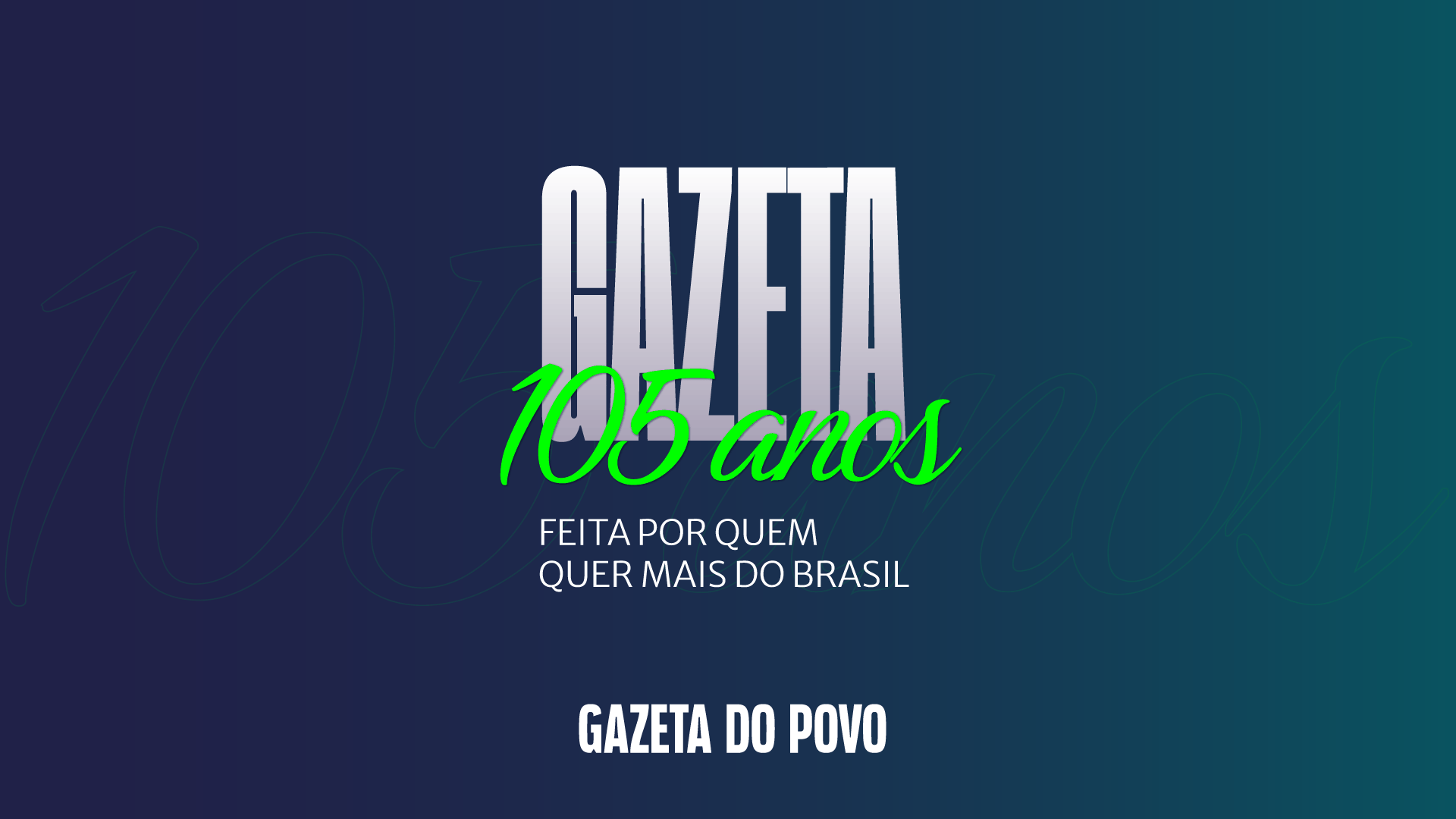 Gazeta do Povo completa  105 anos neste sábado (3).
