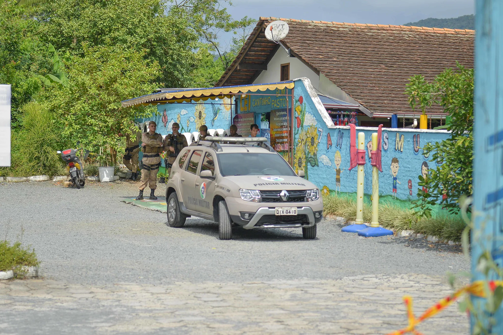 Creche Cantinho Bom Pastor foi alvo de ataque com mortes em abril de 2023, em Blumenau (SC).