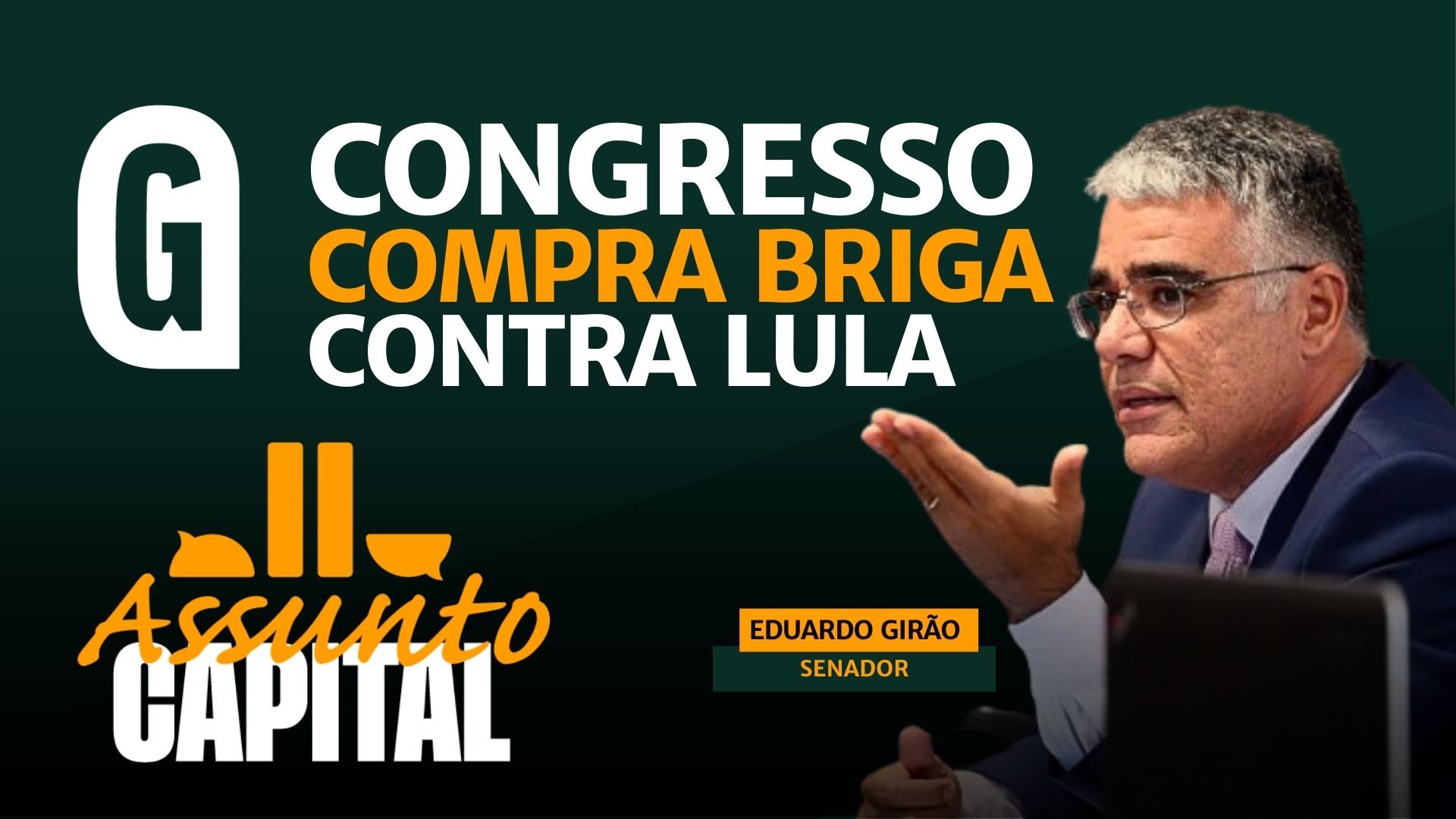Senador Eduardo Girão debate o início do ano legislativo no programa Assunto Capital