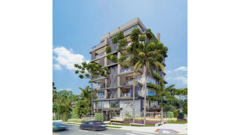 Fachada do Wide, novo High Luxury Residence da Construtora Bouw