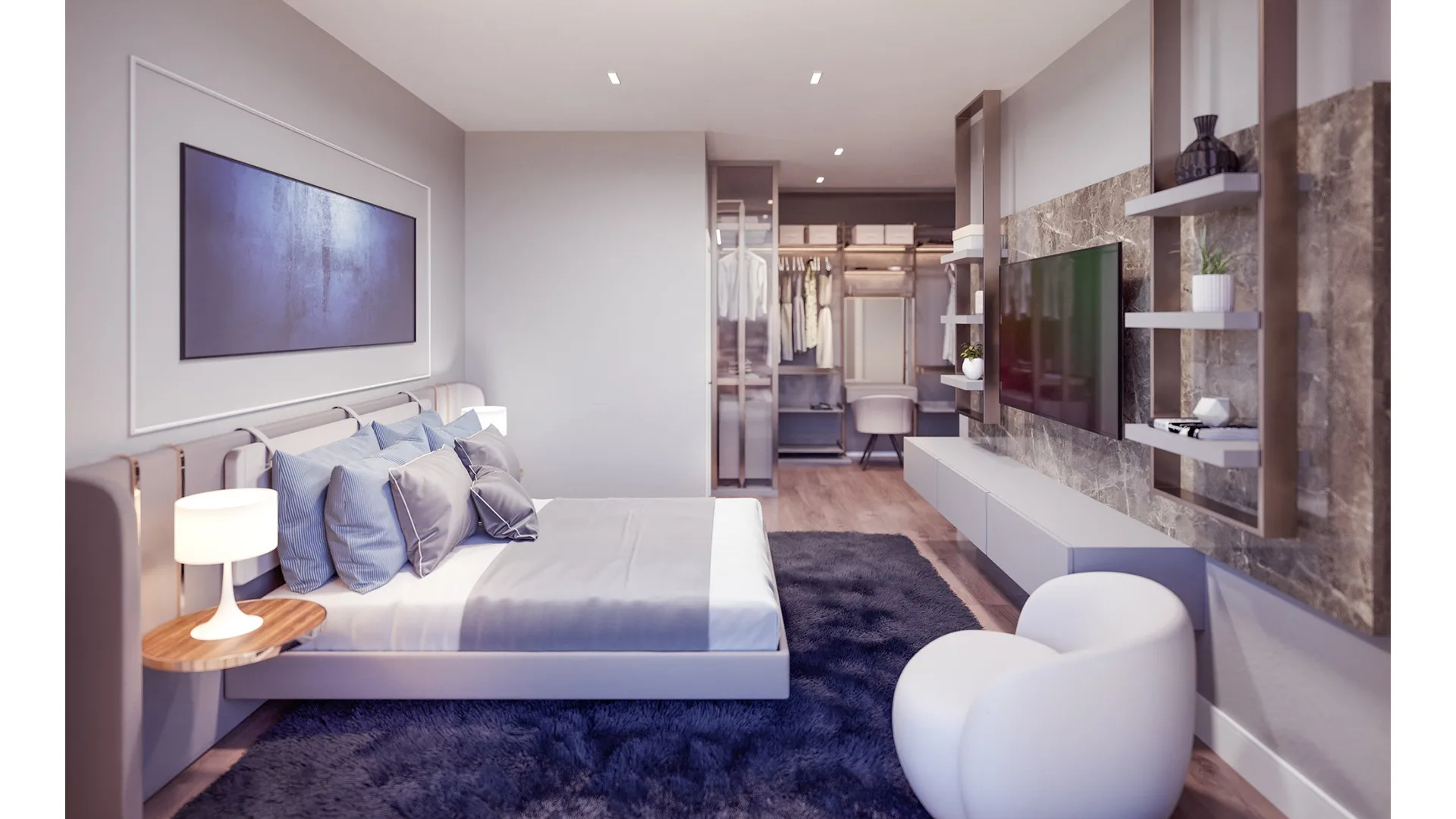 Suite Master do Wide, novo High Luxury Residence da Construtora Bouw