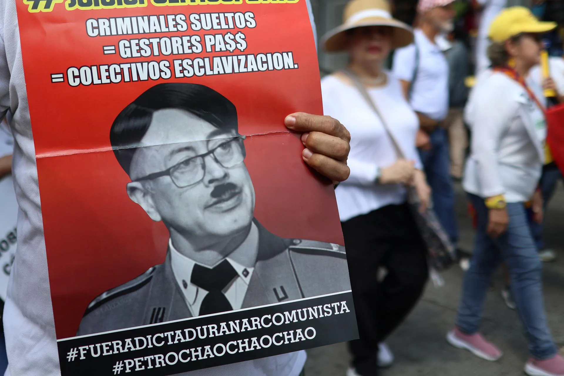 Gustavo Petro, Colômbia, marcha