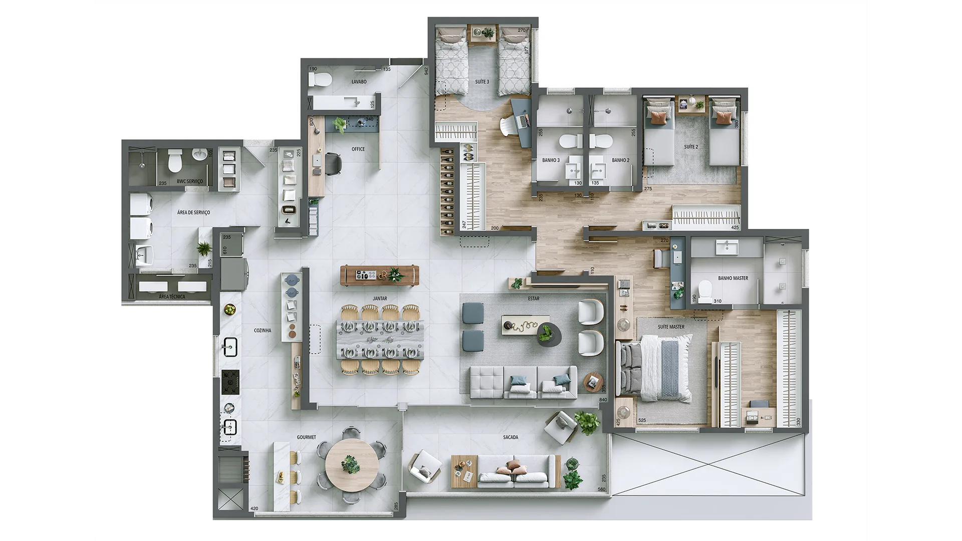 Imóveis na planta, como o Landhaus, possibilitam a personalização da planta.