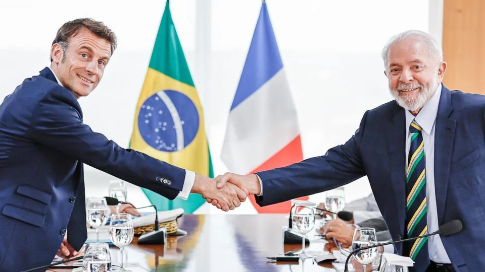 Lula - Macron - Brasil - França - Planalto