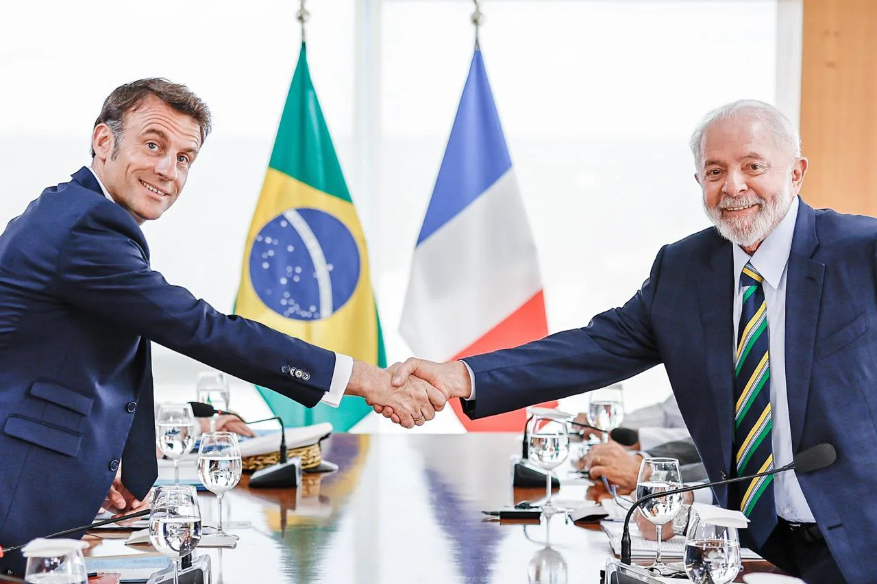 Lula - Macron - Brasil - França - Planalto