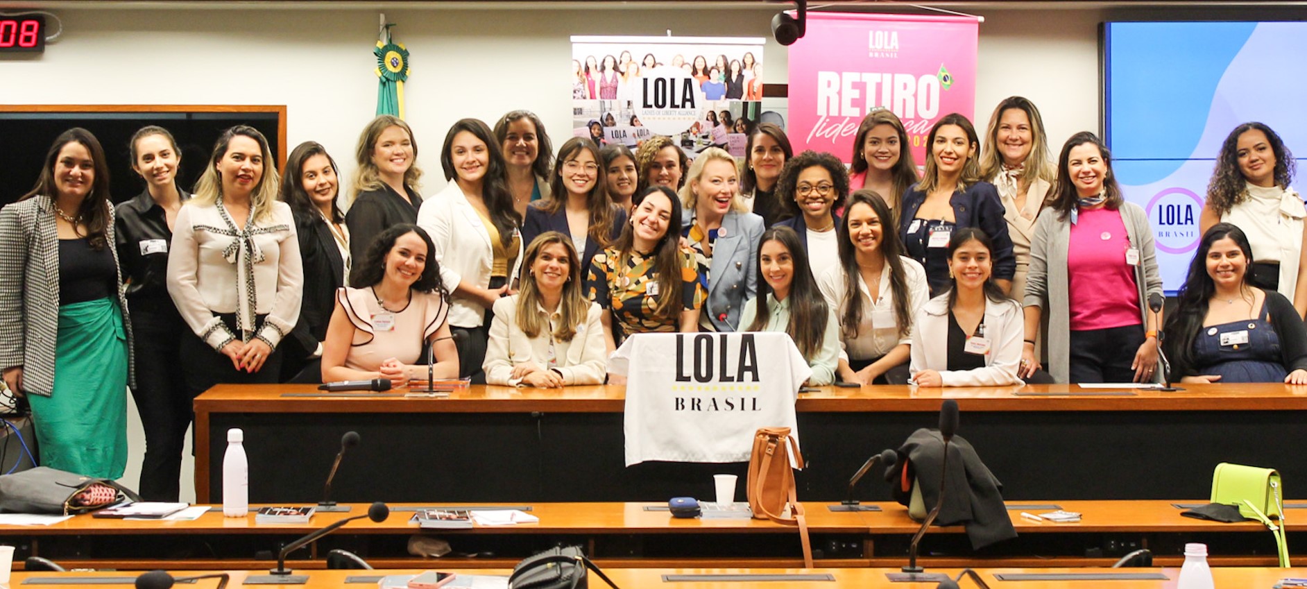 Lideranças dos LOLA Brasil se encontram em Brasília: grupo tem 12 integrantes que exercem cargos públicos no país.