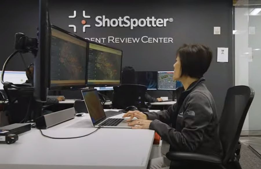 O software ShootSpotter detecta automaticamente tiros nos locais monitorados
