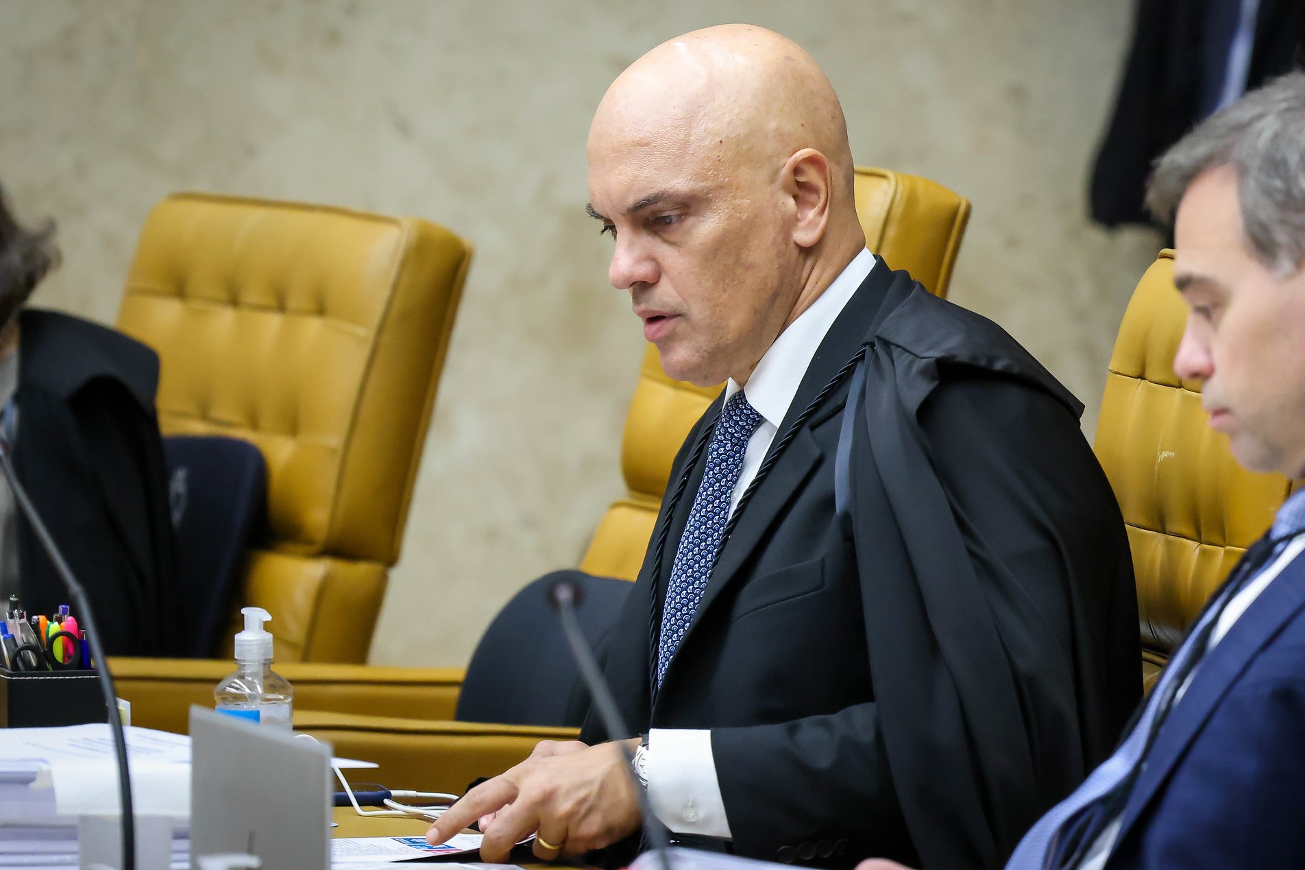 Alexandre de Moraes, no plenário do STF