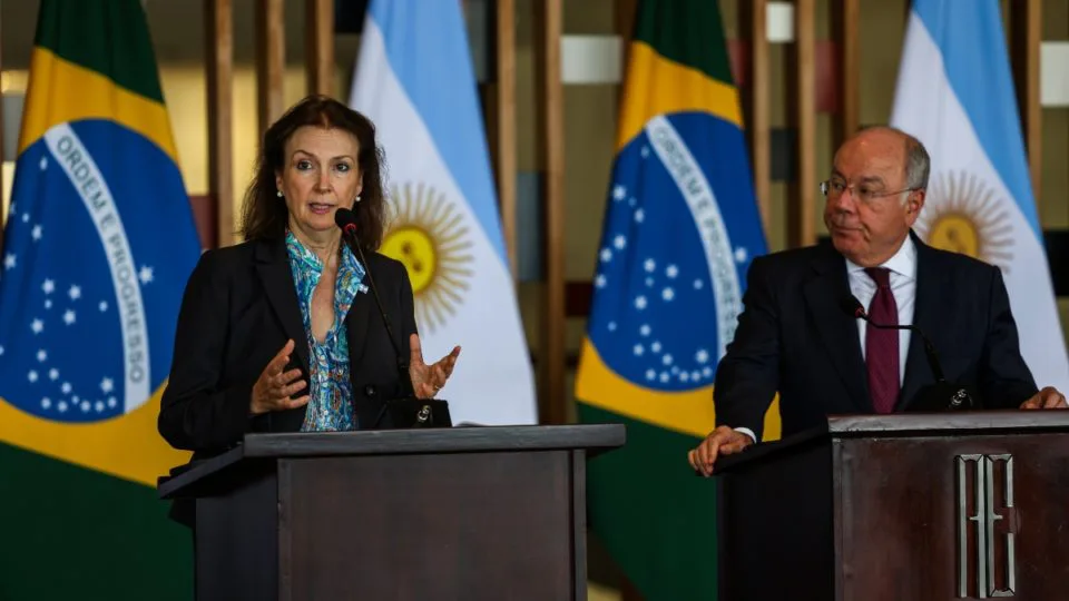 Diana Mondino e Mauro Vieira - Brasil - Argentina - Lula - Javier Milei