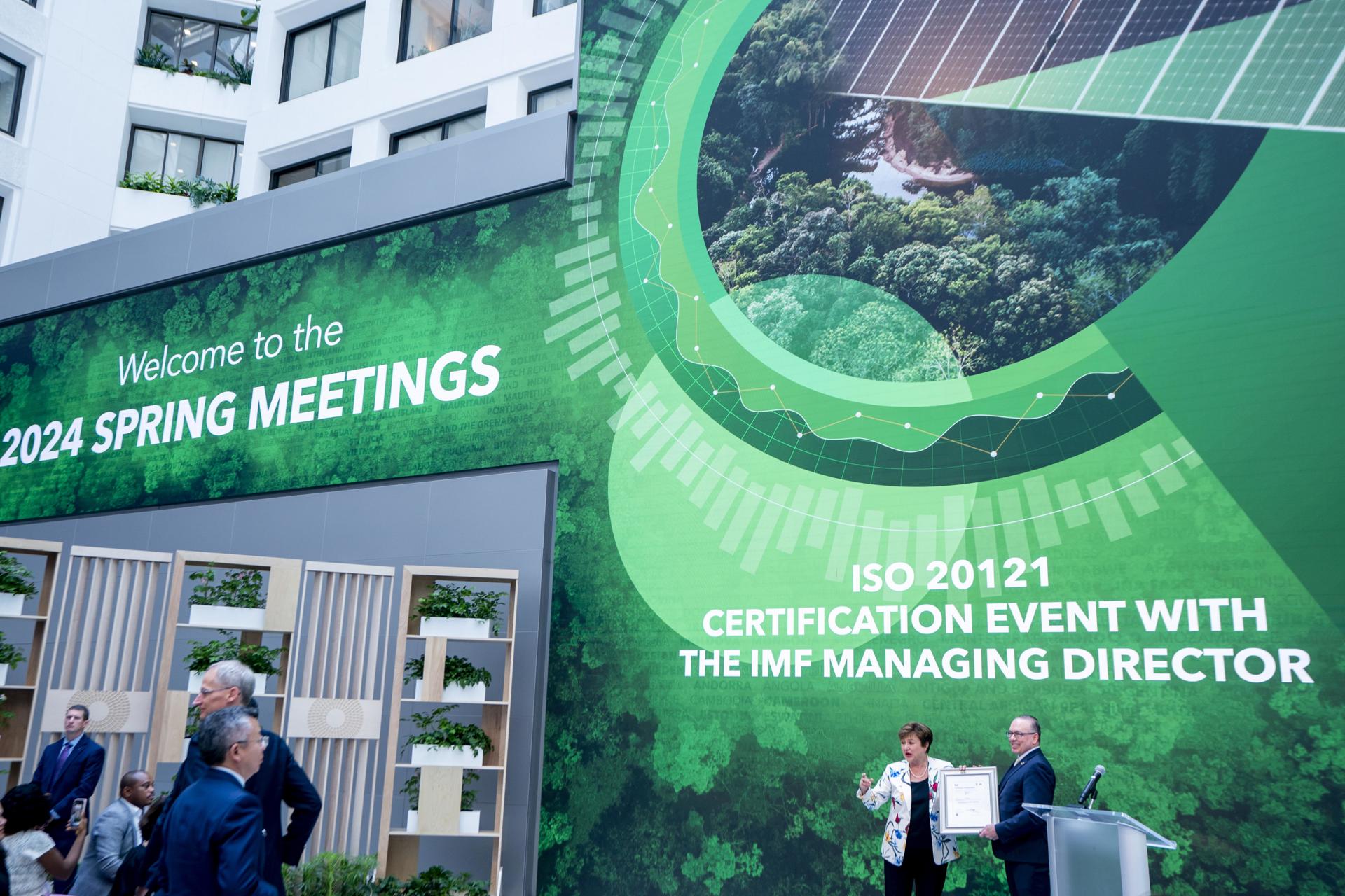 Sede do FMI em Washington (EUA): entidade divulgou Panorama Econômico Mundial nesta terça (16)