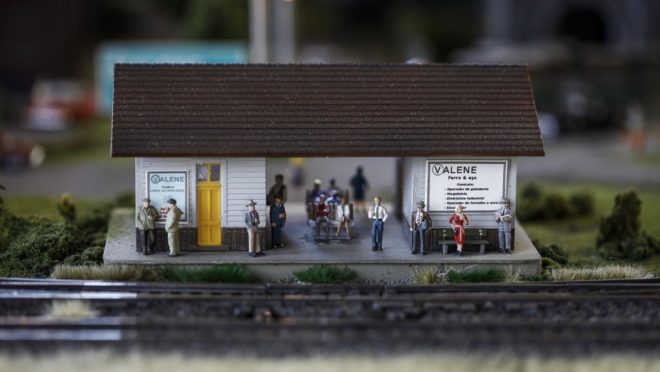 Detalhes da maquete de Balan. | André Rodrigues/Gazeta do Povo