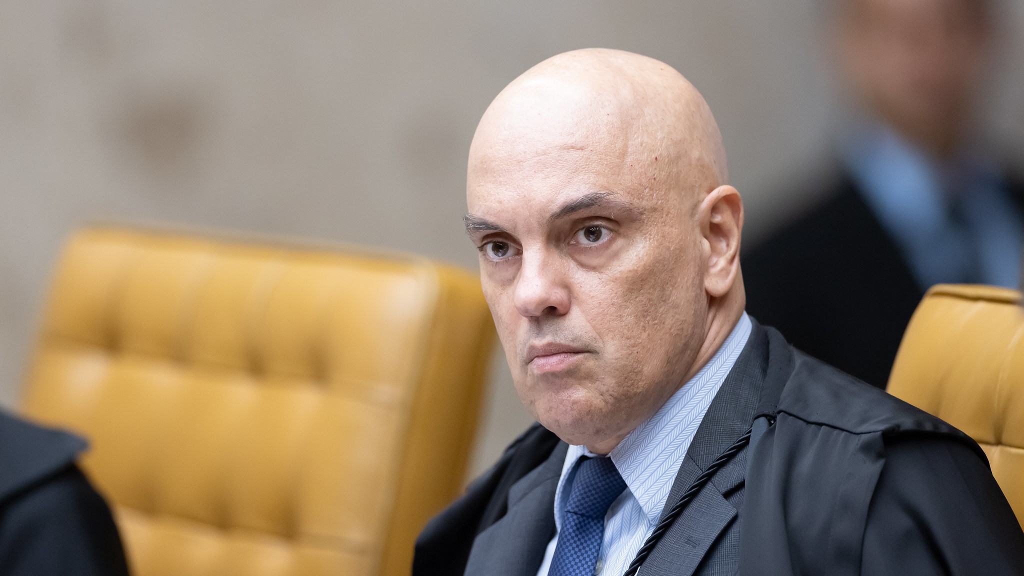 Alexandre de Moraes no plenário do STF