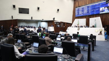 Sessão da Assembleia Legislativa do Paraná (Alep) em abril de 2024