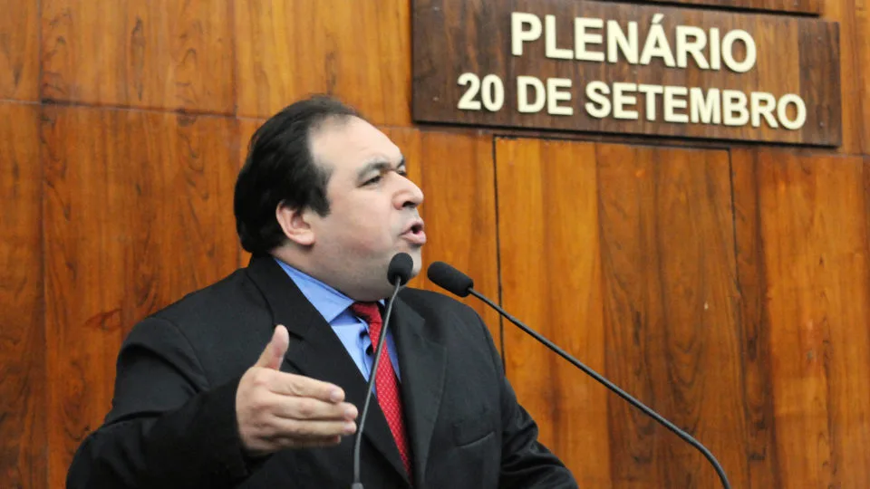 Thiago Duarte, deputado estadual, é pré-candidato à prefeitura pelo União Brasil.