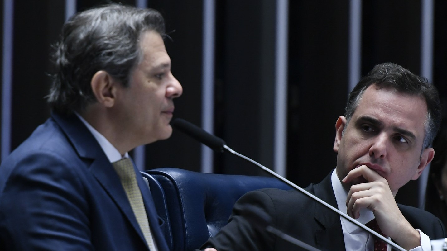 Rodrigo Pacheco e Fernando Haddad
