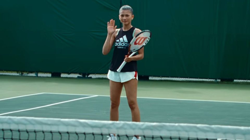 Zendaya, que vive uma treinadora de tênis no filme "Rivais"