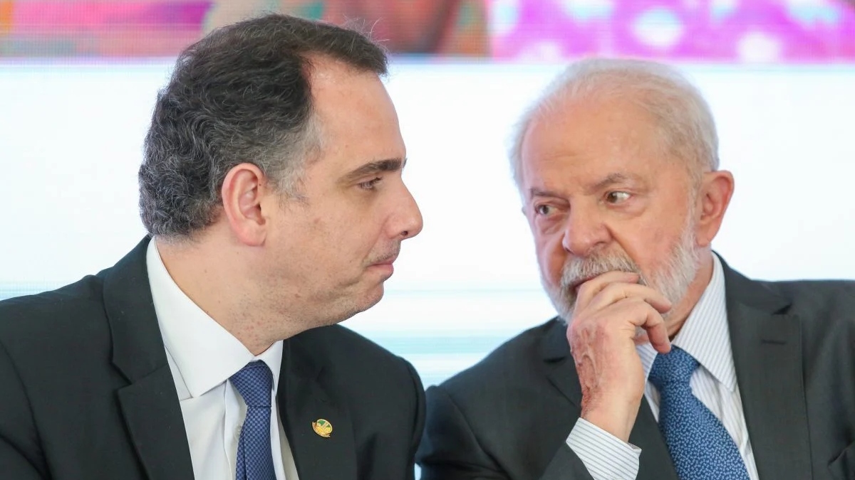 Lula e o presidente do Congresso, Rodrigo Pacheco.