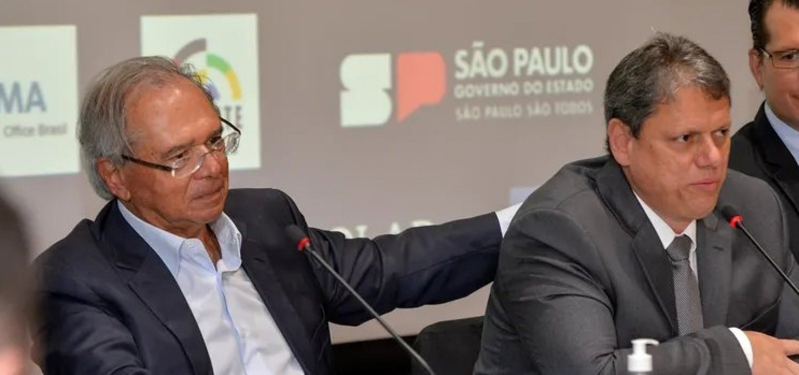 Paulo Guedes afirma que Tarcísio de Freitas será presidente do Brasil.