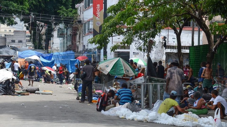 As primeiras apreensões da droga K no Brasil ocorreram no centro de São Paulo, na região da cracolândia.