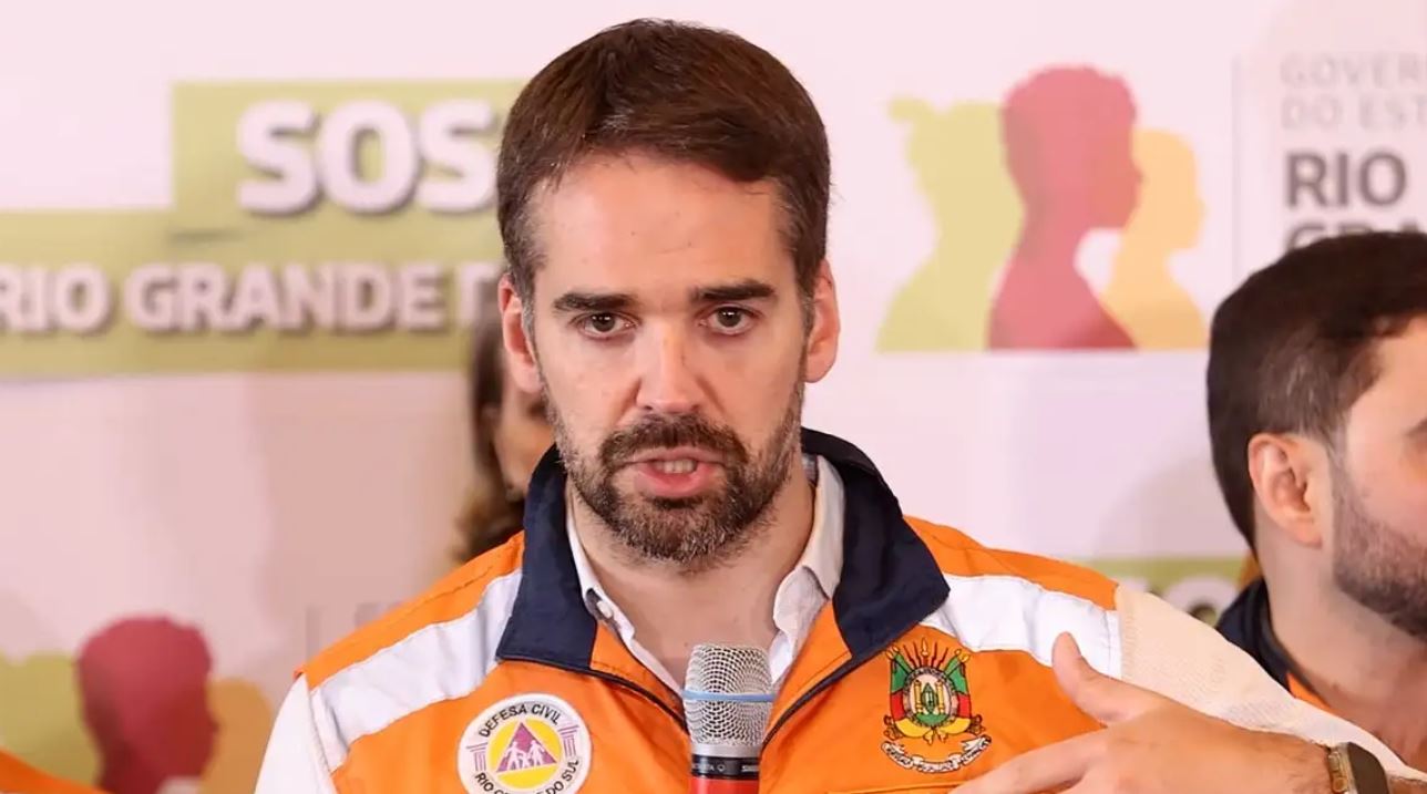 O governador do Rio Grande do Sul, Eduardo Leite (PSDB).