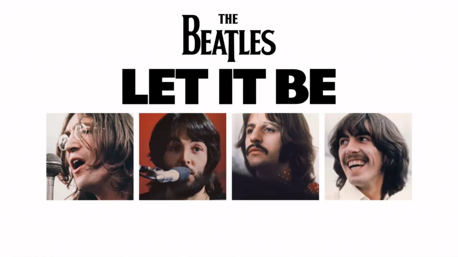 Pôster do documentário "Let It Be", que acompanha o fim dos Beatles