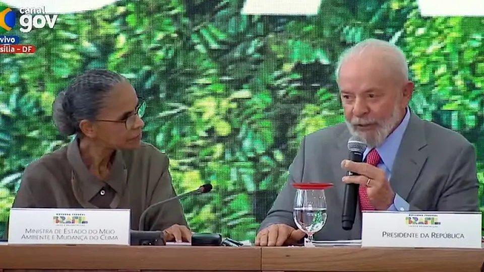 Lula e Marina Silva