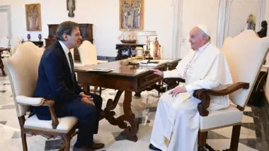 Haddad e Papa Francisco