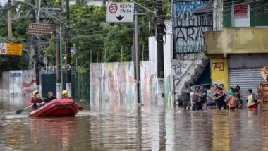 Enchente em São Paulo em 2020