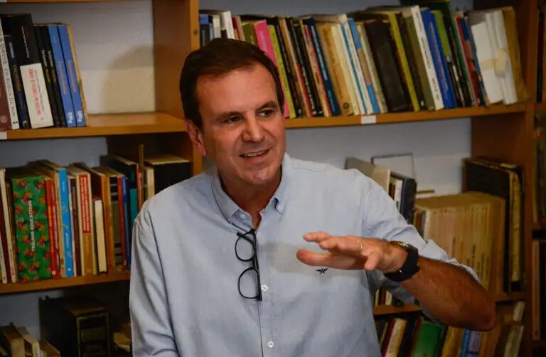 Eduardo Paes é candidato à reeleição na prefeitura do Rio de Janeiro.