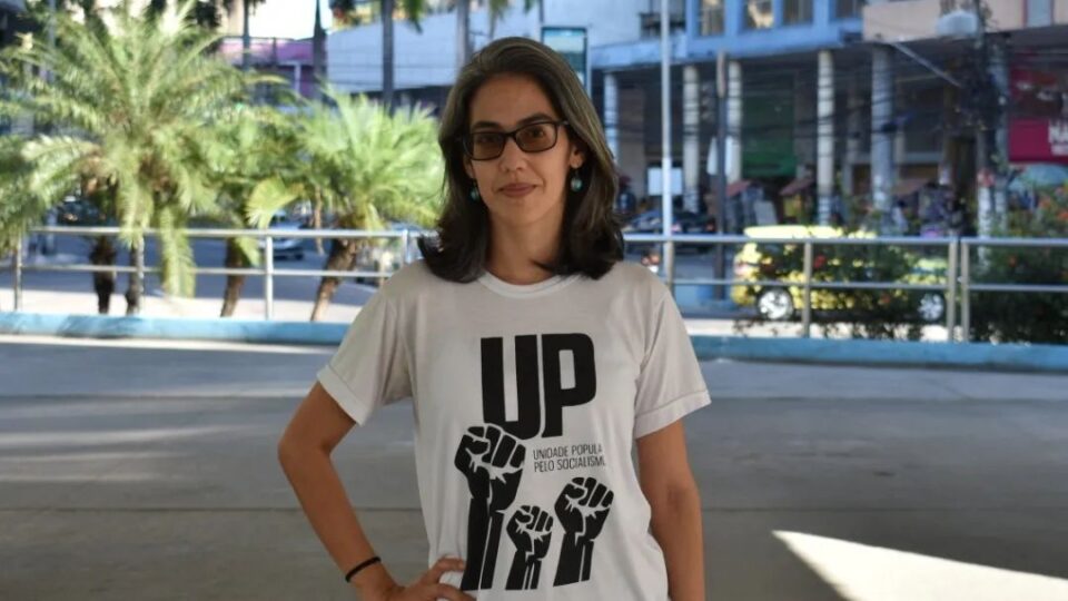 Juliete Pantoja (UP) é pré-candidata à prefeitura do Rio de Janeiro