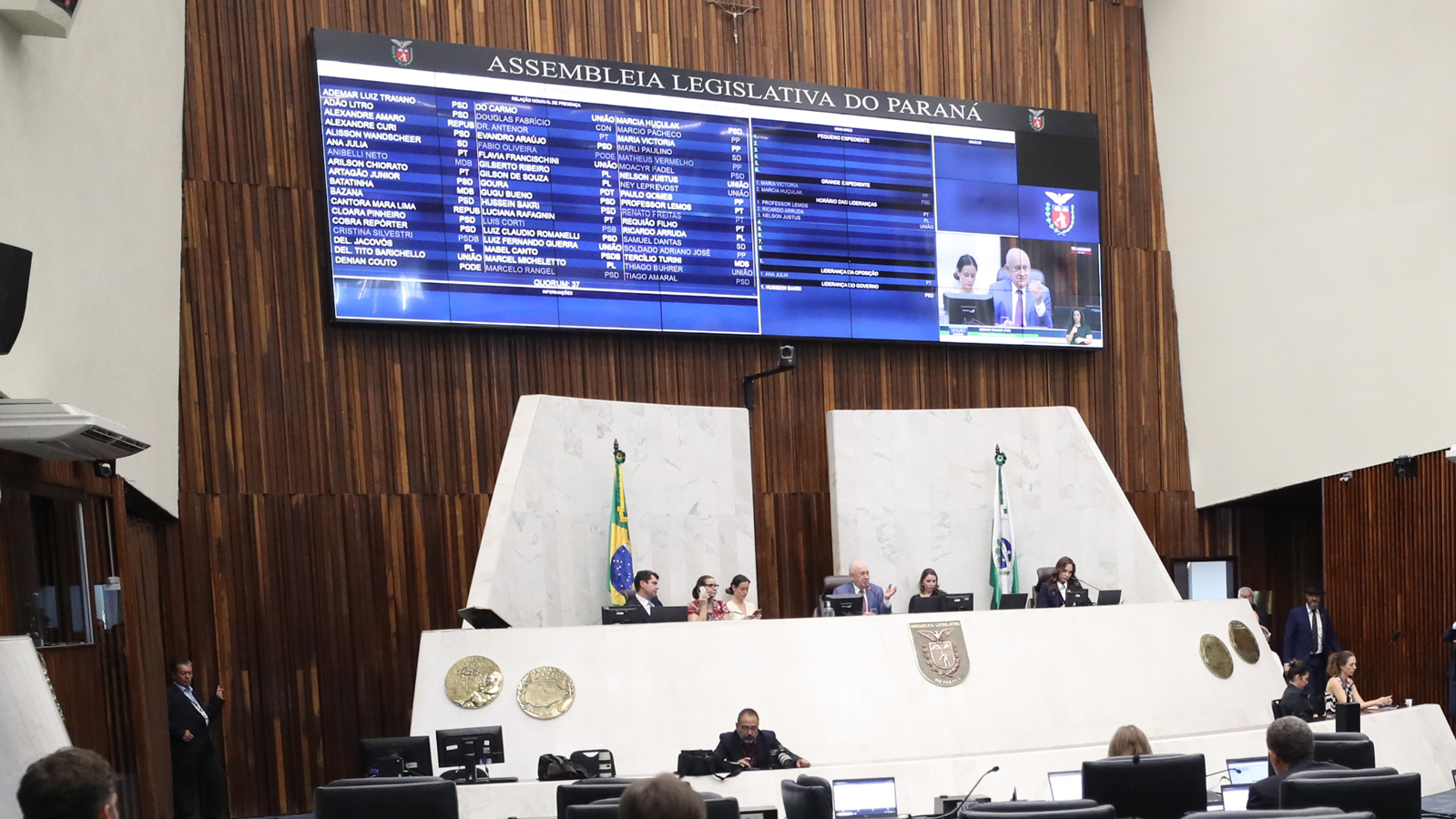 Mesa Diretora da Alep define quais projetos irão a plenário para votação.