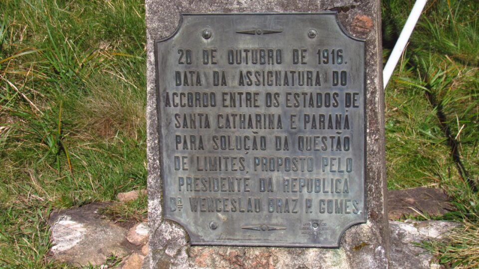 Revisão da divisa entre Santa Catarina e Paraná pelo Instituto Água e Terra