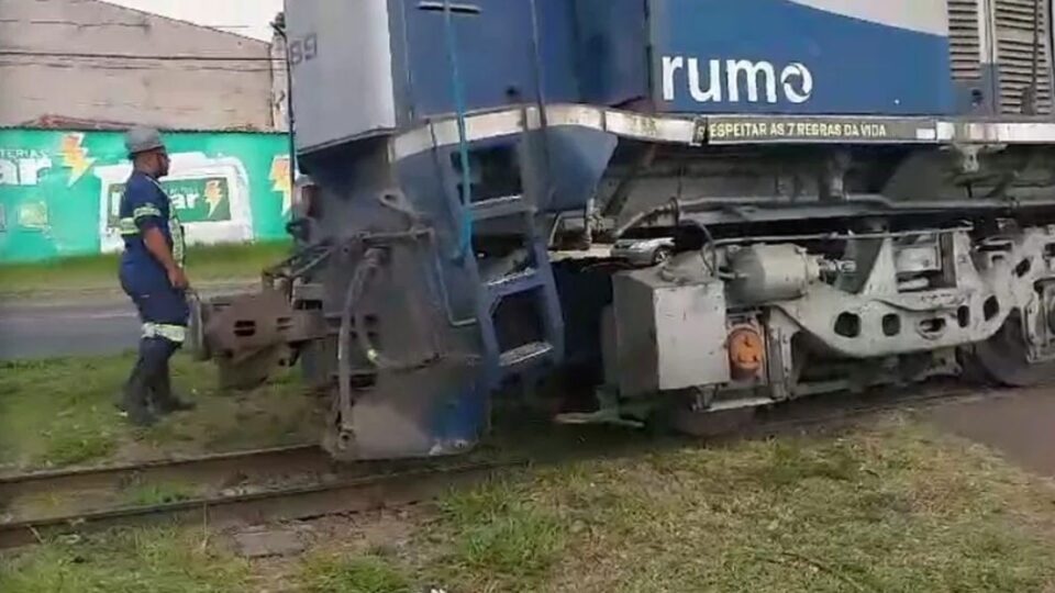 Batida de trem em Curitiba