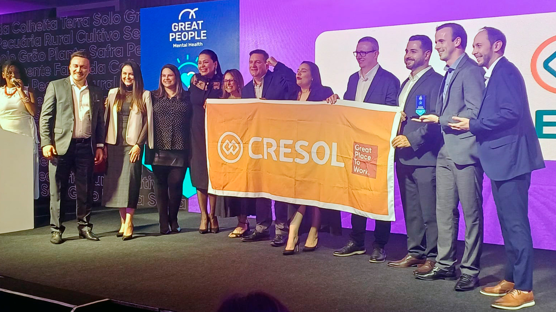 A Cresol, instituição financeira cooperativa fundada em 1995, foi eleita a Melhor Empresa para Trabalhar no Agronegócio